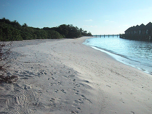 Fotos Der weiße Sandstrand der Malediven | 