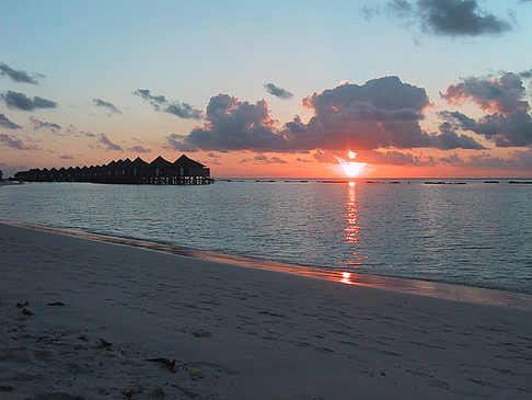 Foto Sonnenuntergang auf den Malediven - 