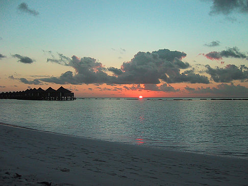 Foto Sonnenuntergang auf den Malediven - 