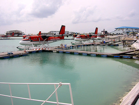 Flughafen für Wasserflugzeuge Fotos