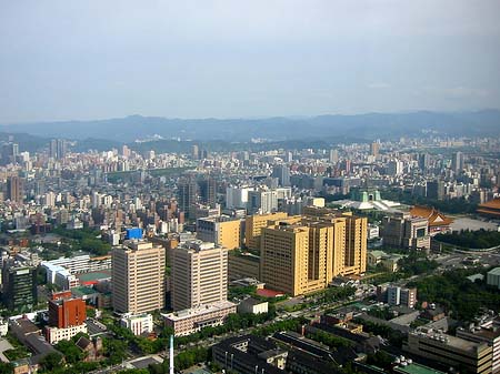 Blick vom Taipeh Tower Fotos