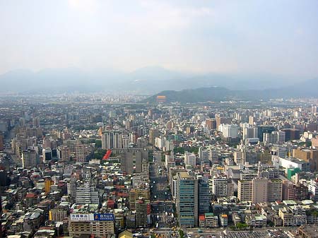 Blick vom Taipeh Tower Foto 