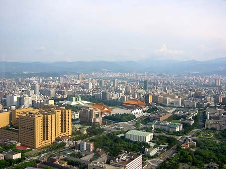 Blick vom Taipeh Tower Foto 