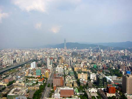 Blick vom Taipeh Tower