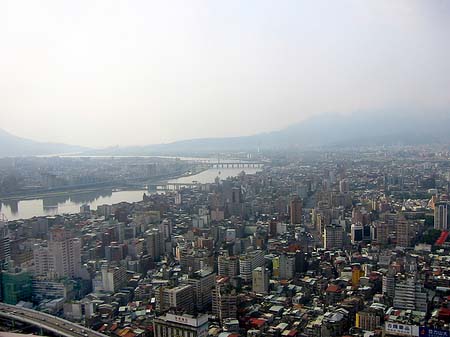 Blick vom Taipeh Tower Fotos