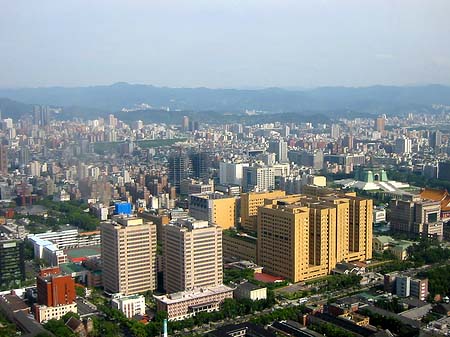 Blick vom Taipeh Tower