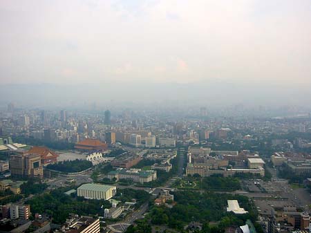 Blick vom Taipeh Tower