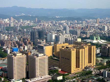 Blick vom Taipeh Tower Fotos