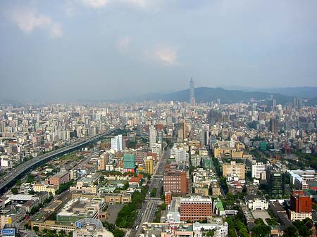 Blick vom Taipeh Tower